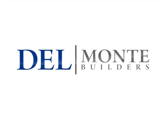 Del Monte Builders logo design by Roma
