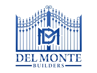 Del Monte Builders logo design by Roma
