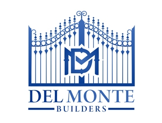 Del Monte Builders logo design by Roma