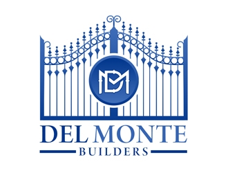 Del Monte Builders logo design by Roma