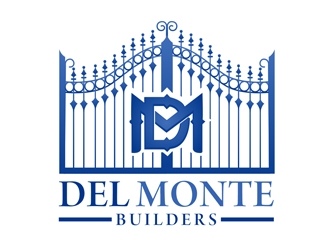 Del Monte Builders logo design by Roma