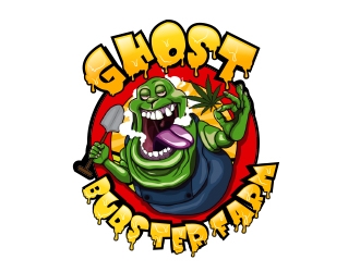 Ghost Budster Farm logo design by MarkindDesign