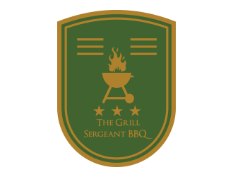 The Grill Sergeant BBQ logo design by bismillah