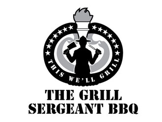 The Grill Sergeant BBQ logo design by LucidSketch