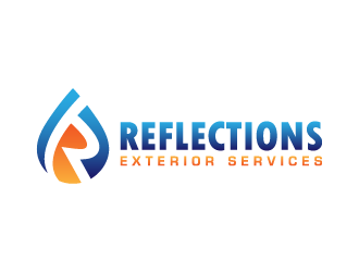 Reflections Exterior Services  logo design by denfransko