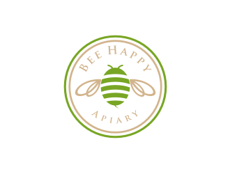 Bee Happy Apiary logo design by mbamboex