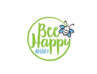 Bee Happy Apiary logo design by moomoo