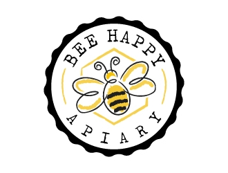 Bee Happy Apiary logo design by jaize