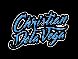 DJ Christian Dela Vega logo design by dondeekenz