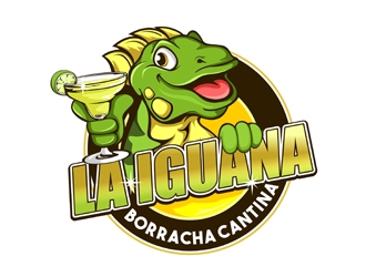 La Iguana Borracha Cantina logo design by veron