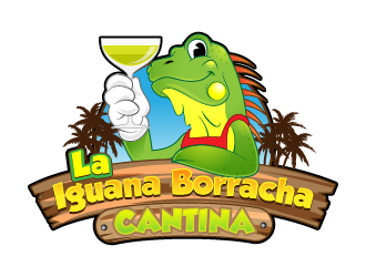 La Iguana Borracha Cantina logo design by reight