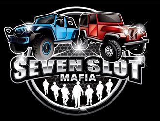 Seven Slot Mafia logo design by shere