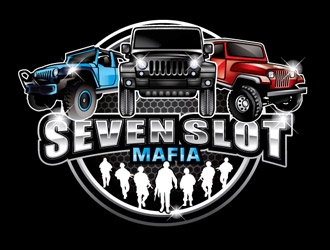 Seven Slot Mafia logo design by shere