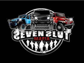 Seven Slot Mafia logo design by shere