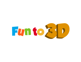 Fun to 3D logo design by torresace