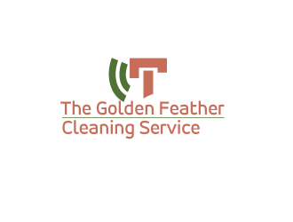 The Golden Feather Cleaning Service  logo design by eSherpa