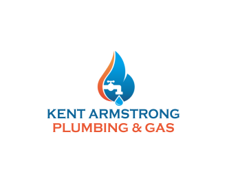 Kent Armstrong Plumbing & Gas logo design by giphone