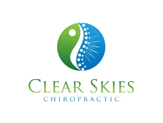 Clear Skies Chiropractic logo design by shernievz
