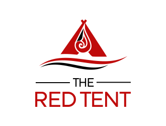The Red Tent logo design by Girly