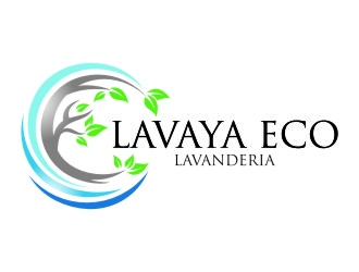 LAVAYA ECO LAVANDERIA logo design by jetzu