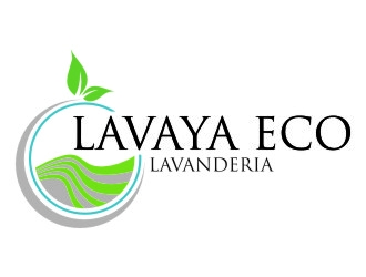 LAVAYA ECO LAVANDERIA logo design by jetzu