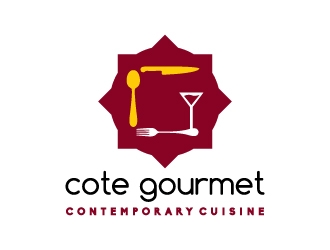 cote gourmet logo design by Boomstudioz