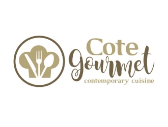 cote gourmet logo design by Boomstudioz