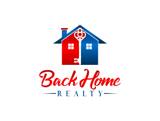 Back Home Realty logo design by pakNton