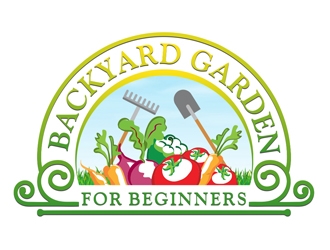 Backyard Garden For Beginners logo design by Roma