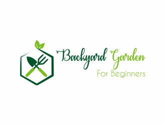 Backyard Garden For Beginners logo design by ROSHTEIN