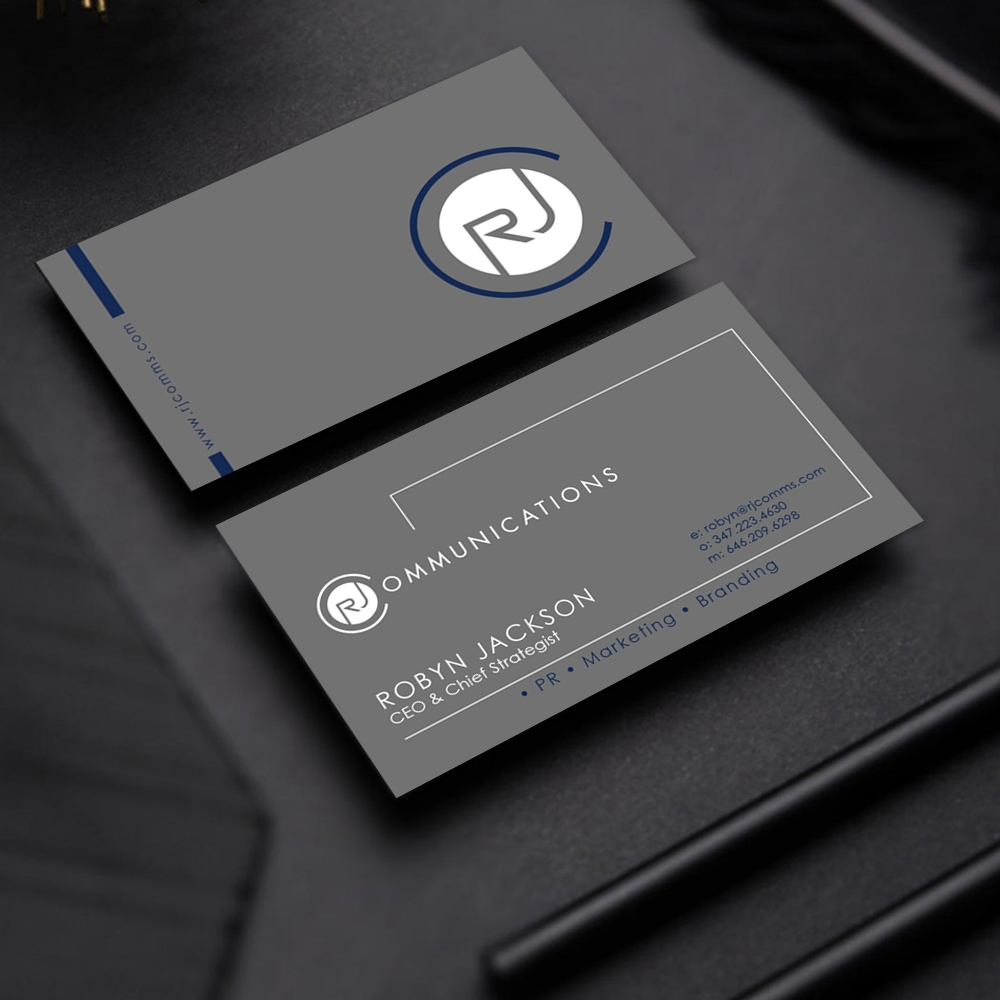 RJ Communications logo design by DreamLogoDesign