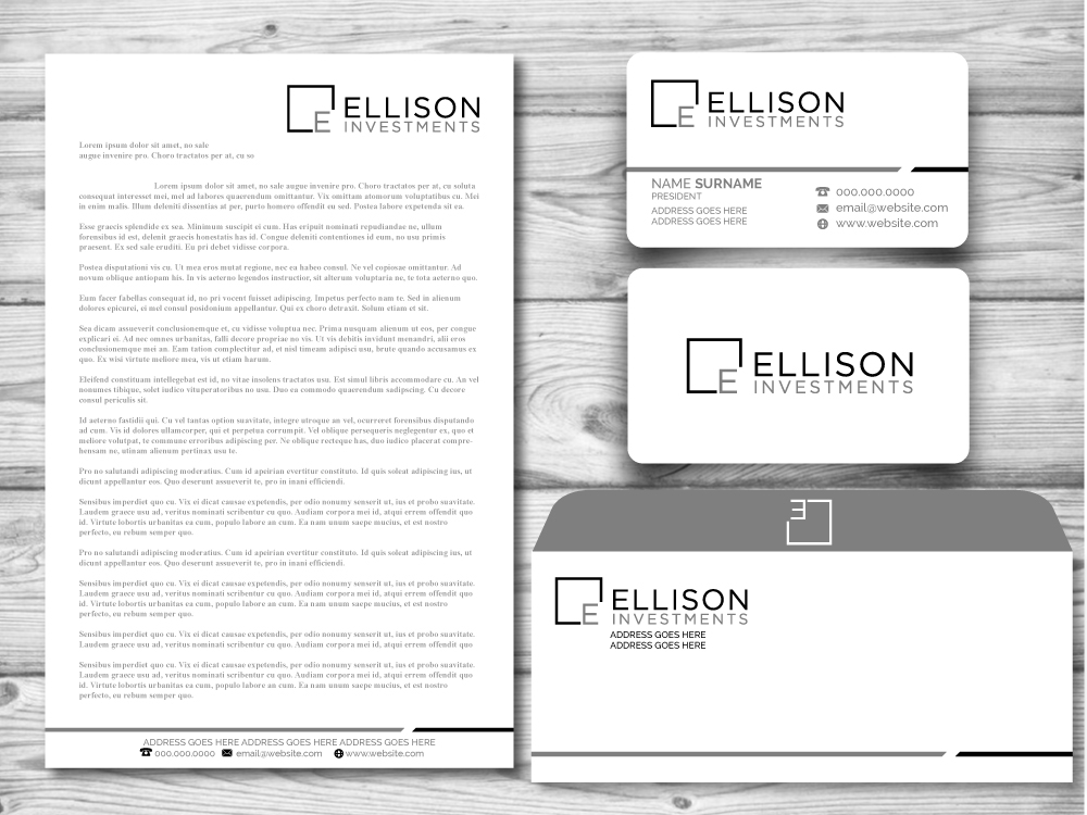 Ellison Investments logo design by jaize