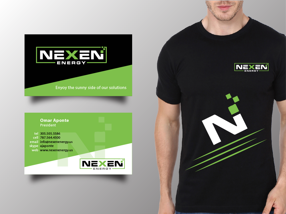 Nexen Energy Black Canvas logo design by BeDesign
