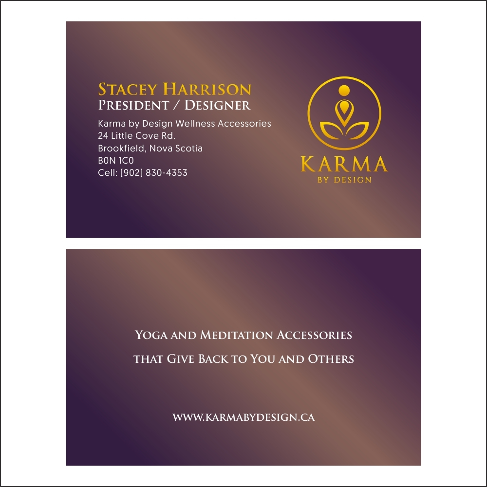 Karma by Design logo design by KhoirurRohman