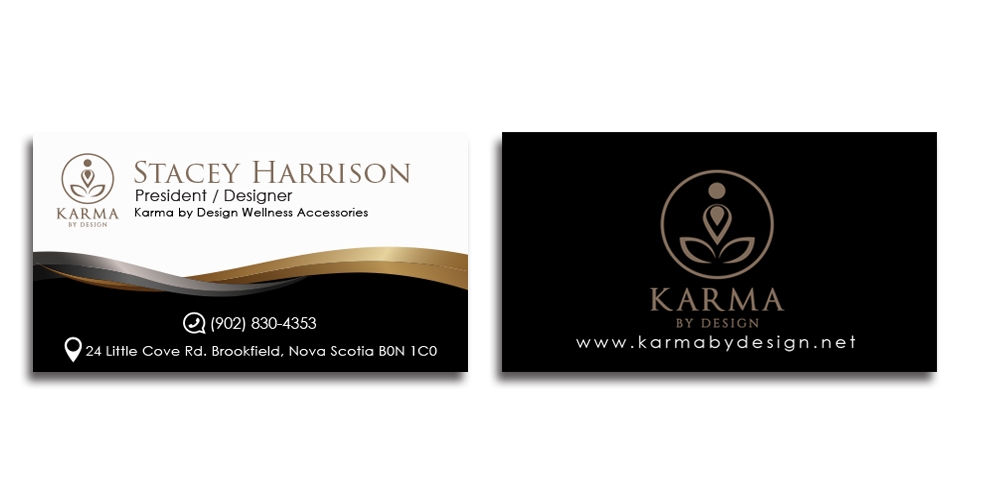 Karma by Design logo design by DigitalCreate