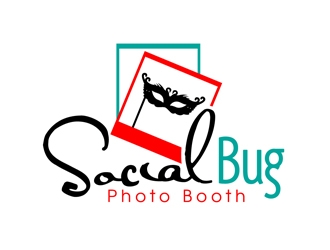 Social Bug Photo Booth logo design by DreamLogoDesign