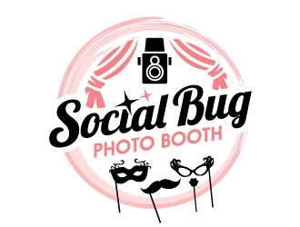 Social Bug Photo Booth logo design by REDCROW