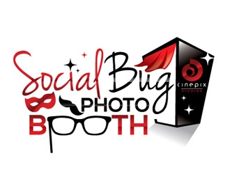 Social Bug Photo Booth logo design by shere