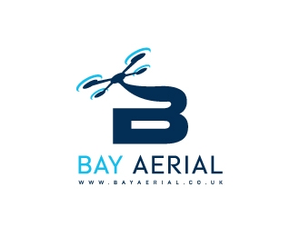 Bay Aerial / www.bayaerial.co.uk logo design by gihan