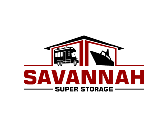 Savannah Super Storage logo design by pakNton
