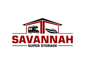 Savannah Super Storage logo design by pakNton