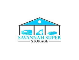 Savannah Super Storage logo design by sodimejo