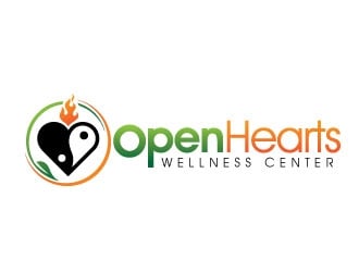 Open Hearts Wellness Center logo design by REDCROW