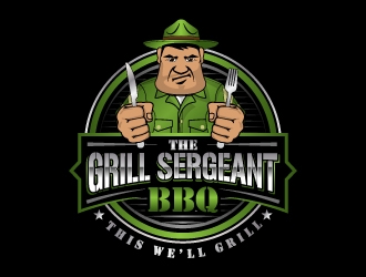 The Grill Sergeant BBQ logo design by jaize