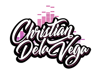 DJ Christian Dela Vega logo design by aRBy