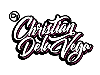 DJ Christian Dela Vega logo design by aRBy