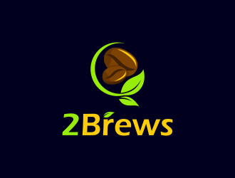 2Brews logo design by Panara