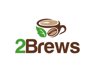 2Brews logo design by MarkindDesign