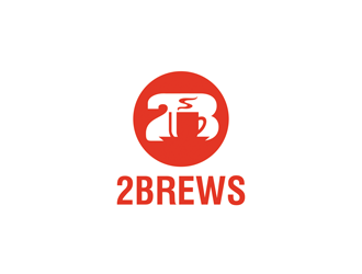 2Brews logo design by logolady