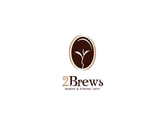 2Brews logo design by Alphaceph